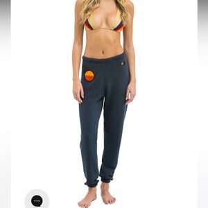 ❤️💙🧡💚💛Aviator Nation Sunset Patch Sweatpants